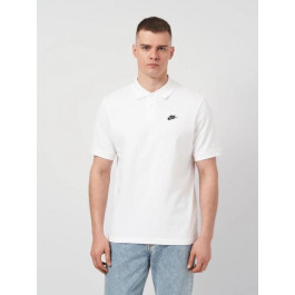   Nike Поло чоловіче  M Nk Club Ss Polo Pique FN3894-100 XL White/Black (0196974875017)