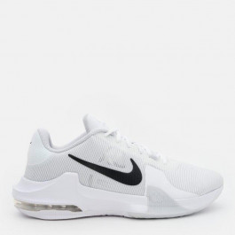   Nike Чоловічі кросівки для баскетболу  Air Max Impact 4 DM1124-100 47 (12.5US) 30.5 см White/Black-Pure P