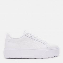   PUMA Кеды  Karmen L 38461501 38 (5) 24 см  White- White- Silver (4064536350776)