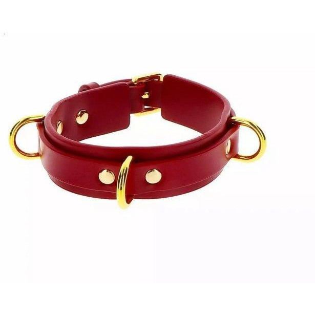 Taboom Нашийник  D-Ring Collar Deluxe (червоний) (DEL17153) - зображення 1