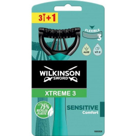   Wilkinson Sword Бритва одноразовая  Xtreme3 Sensitive 3+1шт (4027800710409)