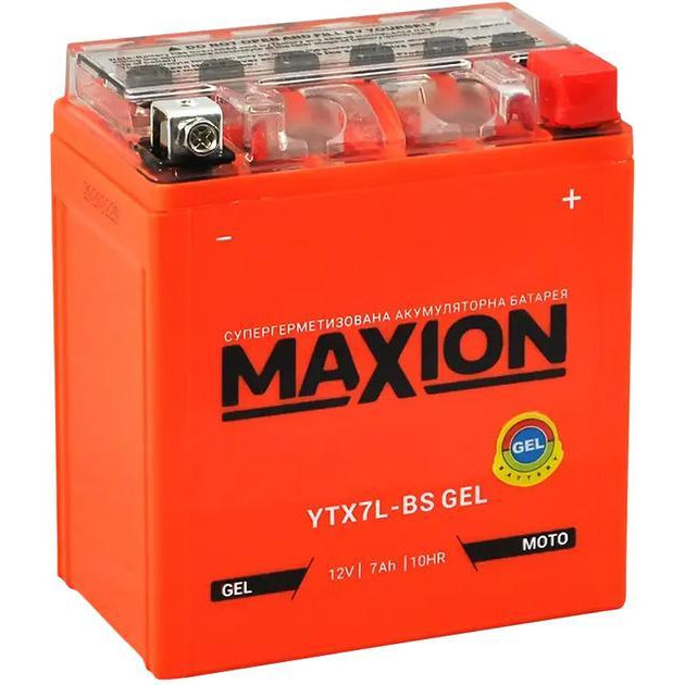 Maxion 6СТ-6 АзЕ 12В 100А (EN) YTX7L-BS - зображення 1