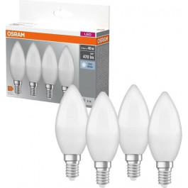   Osram LED BASE B35 свечка 5W 4000К E14 4 шт (4058075819610)