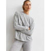 H&M Лонгслів довгий жіночий  FL0999459-Grey S Сірий (DN4000000301041) - зображення 1