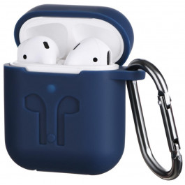   2E Чехол  для Apple AirPods Pure Color Silicone (3mm) Imprint Navy (2E-AIR-PODS-IBPCSI-3-NV)