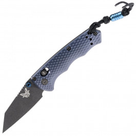   Benchmade Full Immunity Crater Blue Aluminum Wharncliffe (290BK)