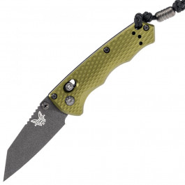   Benchmade Full Immunity Woodland Green Aluminum Wharncliffe (290BK-2)