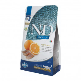   Farmina N&D Grain Free Ocean Herring & Orange Neutered 1.5 кг 175581