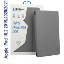   BeCover Чохол-книжка Tri Fold Soft TPU Silicone  для Apple iPad 10.2 2019/2020/2021 Gray (706885)