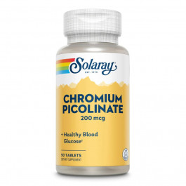   Solaray Chromium Picolinate 200mcg - 50 tabs