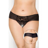 SoftLine Жіночі стринги - G-string 2433, Plus Size, чорні (55912433110) - зображення 1