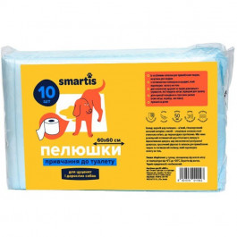   Smartis Пелюшки для привчання до туалету  для собак і цуценят, 60x60 см, 10 шт (6931519011543)