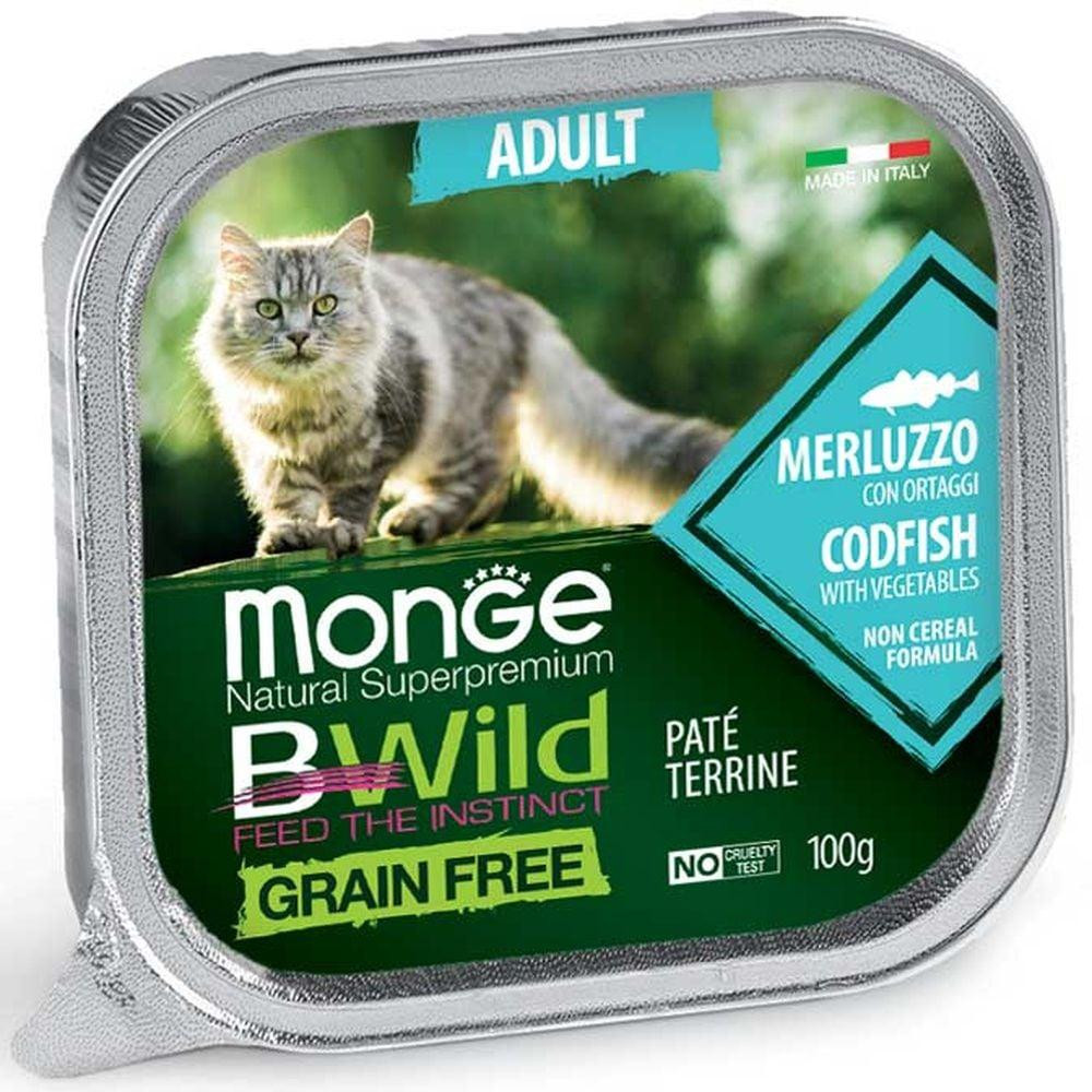 Monge BWild Grain Free Wet Cod Fish Adult 100 г (8009470012867) - зображення 1