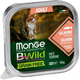   Monge BWild Grain Free Wet Salmon Adult 100 г (8009470012881)