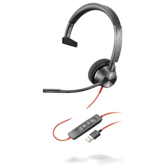 Plantronics Blackwire 3310 BW3310-M USB-A Black (212703-01) - зображення 1