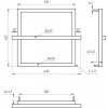 Genesis Aqua One 53x53 белый - зображення 2