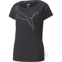   PUMA Футболка спортивна train favorite jersey cat tee (522420-01) Чорний