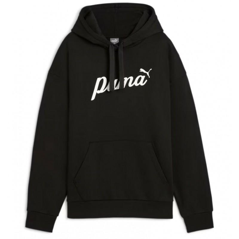 PUMA Худі тепле жіноче  Ess+ Script Hoodie Fl 68153401 XS Чорне (4067981225354) - зображення 1