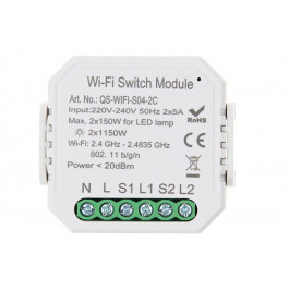   Tervix Pro Line WiFi Switch 2 клавіші (433421)