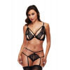 Baci Комплект білизни STRAPPY GARTER SET BLACK, M/L (BAC3174BLKML) - зображення 1