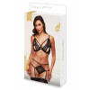 Baci Комплект білизни STRAPPY GARTER SET BLACK, M/L (BAC3174BLKML) - зображення 3