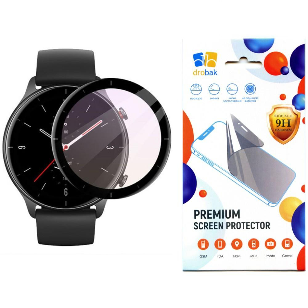 Drobak Защитное стекло  Frame A+ для Amazfit GTR 3 Black (313172) - зображення 1