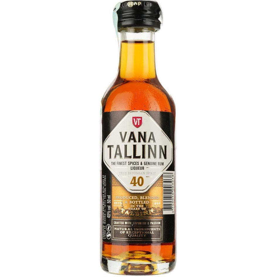 Vana Tallinn Ликер  Original 0.05 л 40% (4740050003038) - зображення 1