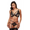 Baci Комплект  STRAPPY GARTER SET, S/M (BAC3174BLKSM) - зображення 1