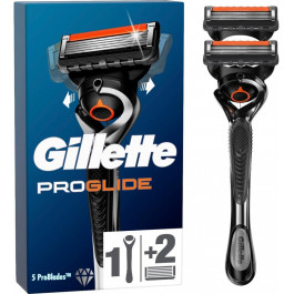   Gillette Бритва  Fusion5 ProGlide Flexball c 2 змінними картриджами (7702018390816)