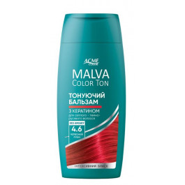   Acme color Тонуючий бальзам для волосся  Malva Color Ton 4.6 Червоний рубін 180 мл (4823115503404)