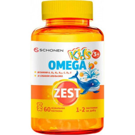   Schonen Витамины ZEST Kids Omega №60 жевательных пластинок (000001226)