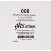 GHS Strings Струна GHS 008 Plain Steel Ball End Single Guitar String .008 - зображення 1