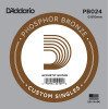 D'Addario Струна PB024 Phosphor Bronze .024 - зображення 1