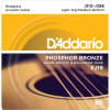 D'Addario EJ19 Phosphor Bronze Light Top/Medium Bottom Acoustic Guitar Strings 12/56 - зображення 1