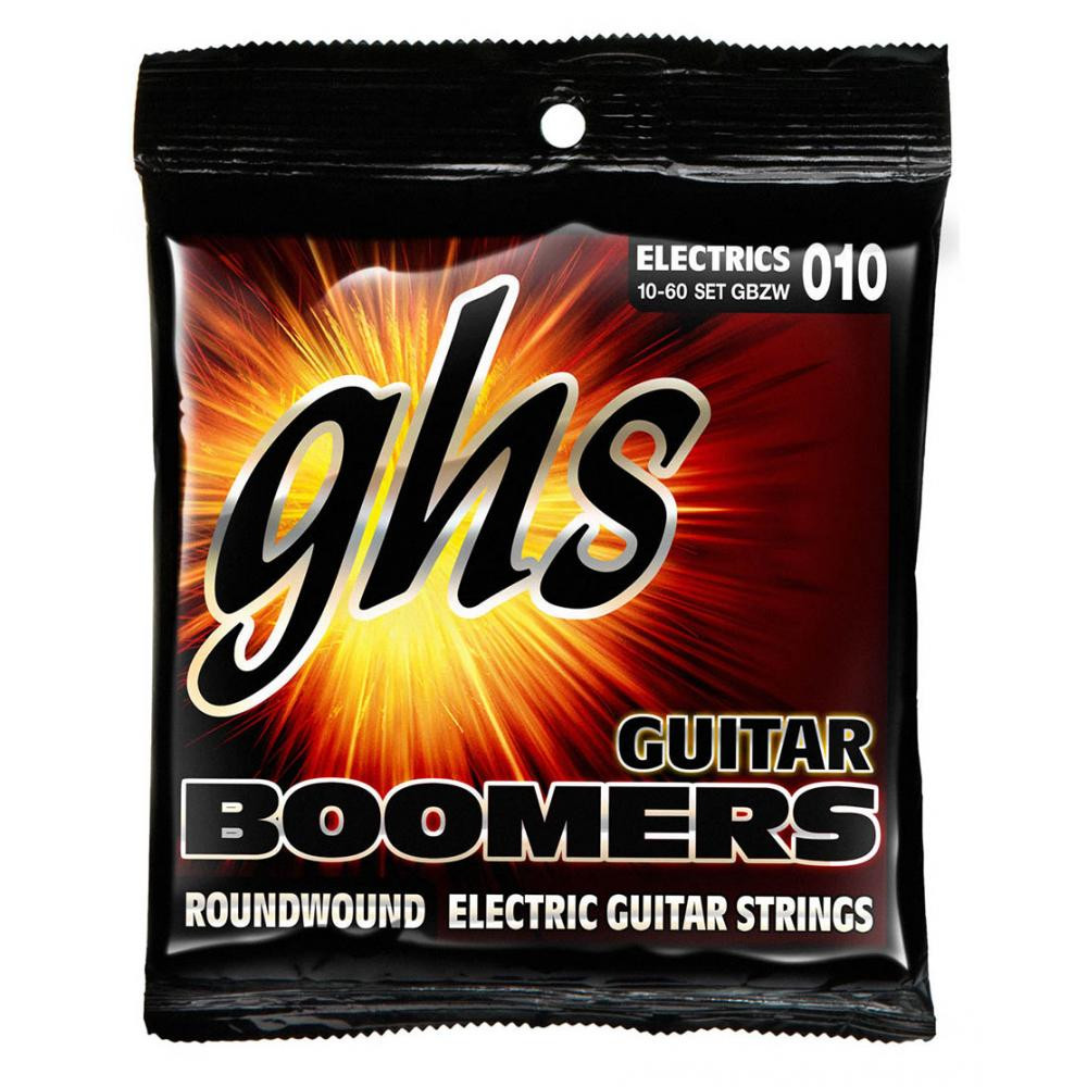 GHS Strings GHS GBZW Boomers Light Top/Heavy Bottom Electric Guitar Strings 10/60 - зображення 1