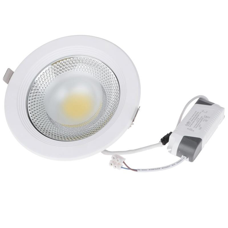 Brille Світильник стельовий LED врізний LED-176/20W COB WW (32-233) - зображення 1