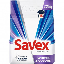   Savex Пральний порошок  Premium Whites&Colors, 2,25 кг (3800024047879)