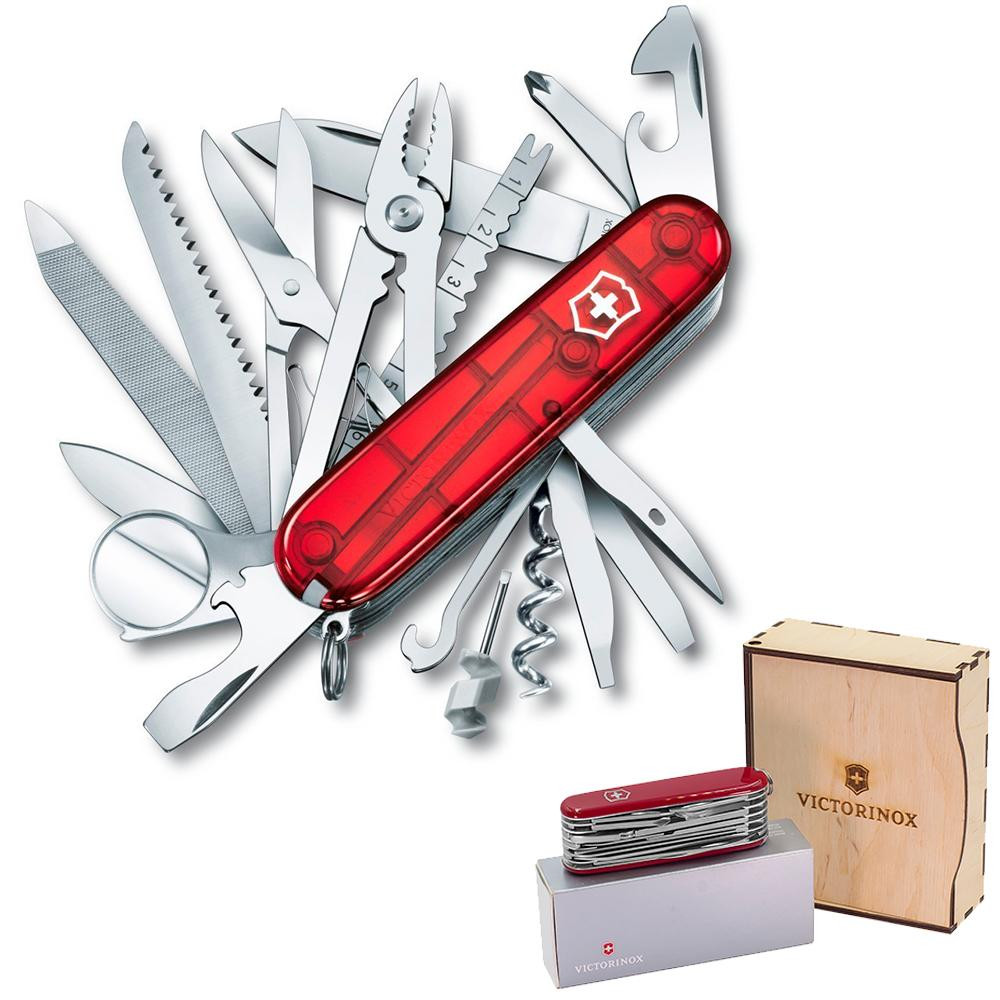 Victorinox Swiss Champ Transparent Red (1.6795.T) - зображення 1