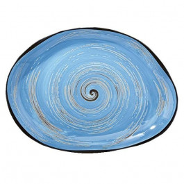   Wilmax Блюдо камень  Spiral Blue WL-669642 / A (33х24,5см)