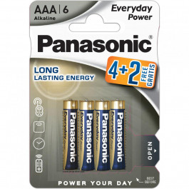   Panasonic Everyday Power AAA 6шт/уп (LR03REE/6B2F)