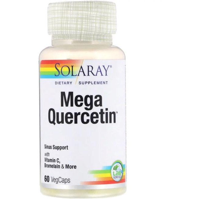 Solaray Solaray, Mega Quercetin, 60 VegCaps - зображення 1