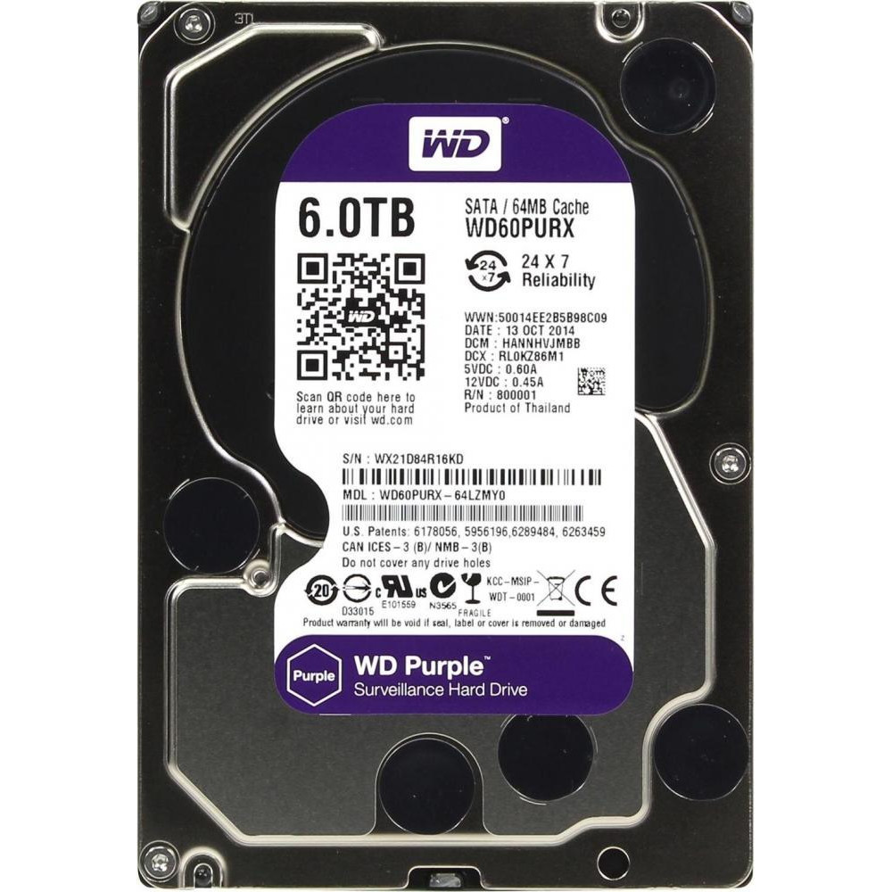 WD Purple WD60PURX - зображення 1