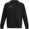 Under Armour Толстовка на флісі на блискавці чоловіча  Ua Rival Fleece Fz Hoodie 1379767-001 S Чорна (19688419978 - зображення 4