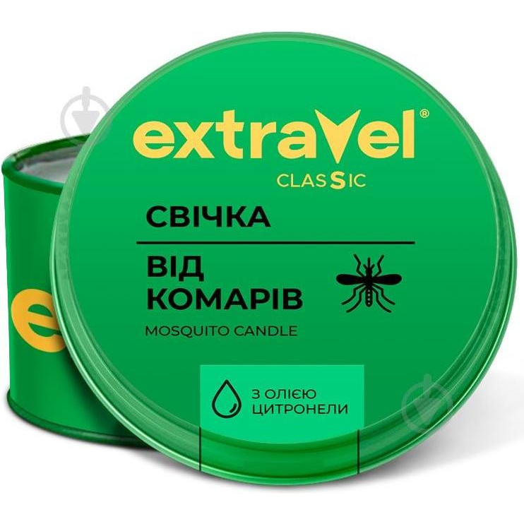 Extravel Свічка репелентна  від комарів Classic 110 мл (4820184441538) - зображення 1