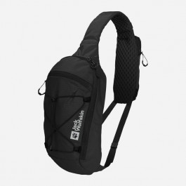   Jack Wolfskin Сумка слінг через плече чоловіча тканинна  Cyrox Sling 2020151-6350 Темно-сіра (4064993995817)