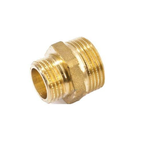 General Fittings Ниппель латунный, редукционный, IT, D=1/2x3/8 (260003H040300H) - зображення 1