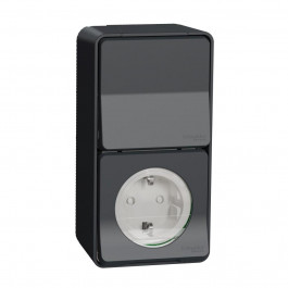   Schneider Electric Mureva Styl IP55 черный (MUR36024)