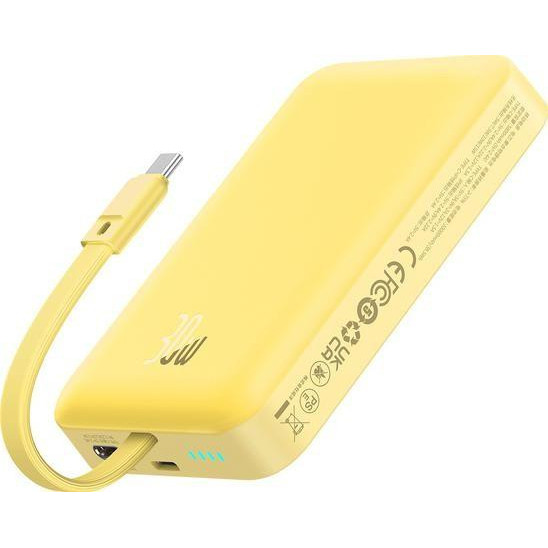 Baseus Magnetic Mini  10000mAh 30W Yellow (P1002210BY23-00) - зображення 1