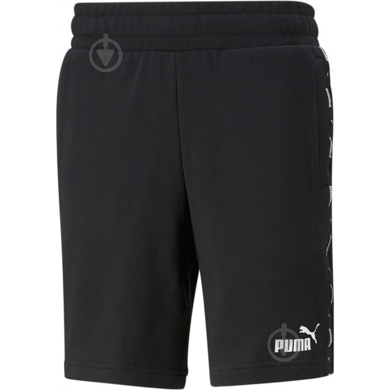 PUMA Чорні чоловічі шорти  ESS+ Tape Shorts 9" TR 847387/01 - зображення 1