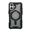 URBAN ARMOR GEAR iPhone 16, Plasma XTE MagSafe, Black/Orange (114476114097) - зображення 1